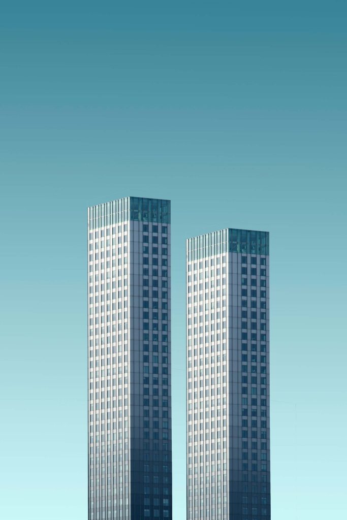Large business ideas are often backed by large companies that own skyscrapers.